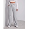 image:imageFloerns Womens Causal Drawstring High Waist Baggy Straight Wide Leg Sweatpants with PocketsA Grey