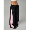 image:imageFloerns Womens ColorBlock Baggy Pants Y2K Wide Leg Barrel Parachute PantsBlack Multi