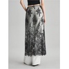 image:imageFloerns Womens Floral Lace Sheer Side Tie Midi Skirt Summer Beach Cover UpBlack