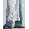 image:imageFloerns Womens Floral Lace Sheer Side Tie Midi Skirt Summer Beach Cover UpWhite