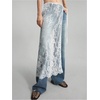 image:imageFloerns Womens Floral Lace Sheer Side Tie Midi Skirt Summer Beach Cover UpWhite