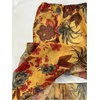 image:imageFloerns Womens Floral Midi Skirt Elastic Waist Ruffle Hem Beach Vacation Boho SkirtYellow