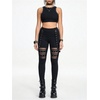 image:imageFloerns Womens Gothic Mesh Leggings Pants Skinny Punk Concert OutfitBlack