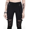 image:imageFloerns Womens Gothic Mesh Leggings Pants Skinny Punk Concert OutfitBlack Solid