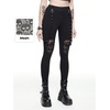 image:imageFloerns Womens Gothic Mesh Leggings Pants Skinny Punk Concert OutfitBlack Solid