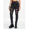 image:imageFloerns Womens Gothic Mesh Leggings Pants Skinny Punk Concert OutfitGrey