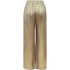image:imageFloerns Womens Low Rise Wide Leg Pants Elastic Waist Drawstring Trousers with PocketsGold