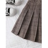 image:imageFloerns Womens Pleated Plaid Skirt High Waisted Tartan Uniform Preppy Skater Skirt