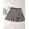 image:imageFloerns Womens Pleated Plaid Skirt High Waisted Tartan Uniform Preppy Skater Skirt