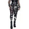 image:imageFloerns Womens Plus Size Goth Leggings Patchwork Punk High Waisted PantsMulticolored