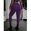 image:imageFloerns Womens Plus Size Goth Leggings Patchwork Punk High Waisted PantsPurple