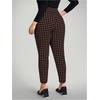 image:imageFloerns Womens Plus Size High Waisted Dress Pants Business Work TrousersMocha Brown