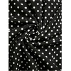 image:imageFloerns Womens Plus Size Polka Dots Elegant Ruffle Going Out Maxi SkirtBlack and White