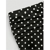 image:imageFloerns Womens Plus Size Polka Dots Elegant Ruffle Going Out Maxi SkirtBlack and White