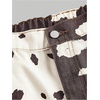 image:imageFloerns Womens Plus Size Western Cow Print Jean Skirt Country Concert Cowboy Mini SkirtsBrown