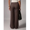 image:imageFloerns Womens Polka Dots Wide Leg Pants Low Rise Tie Side Baggy Palazzo Trousers PantBrown