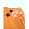 image:imageFloerns Womens Sequin Mini Skirt Wrap Tie Side Sparkly Glitter Party SkirtOrange