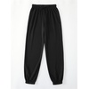 image:imageFloerns Womens Skeleton Rhinestone Sweatpants Elastic Waist Jogger PantsBlack
