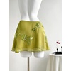 image:imageFloerns Womens Sparkly Sequin Mini Skirt Y2K Beaded Floral Hip SkirtsGreen