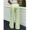 image:imageFloerns Womens Striped Wide Leg Pants Low Rise Palazzo Beach Vacation Going Out TrousersYellow
