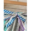 image:imageFloerns Womens Summer Striped Pants Bow High Waist Straight Leg TrousersMulticolor