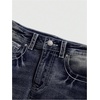 image:imageFloerns Womens Y2k Butterfly Denim Skirts Low Waist Stretch Bodycon Mini SkirtDark Blue
