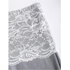 image:imageFloerns Womens Y2k Lace Pants Patchwork Flare Leg Fall Thermal Skinny Bell Bottom TrousersGrey