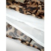 image:imageFloerns Womens Y2k Leopard Mini Skirt Tiered Layered Ruffle Night Out Club SkirtKhaki