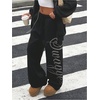 image:imageFloerns Womens Y2k Letter Rhinestone Baggy Sweatpants with PocketsBlack