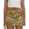 image:imageFloerns Women Floral Y2k Sequin Glitter Going Out Mini Skirts ClubwearGreen Sequin Floral