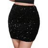 image:imageFloerns Women Sequin Sparkly Glitter Going Out Party Bodycon Pencil SkirtsBlack Glitter