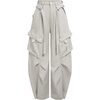 image:imageFloerns Womens Barrel Baggy Cargo Pants Wide Leg Casual Y2k Streetwear Trousers PantApricot