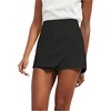 image:imageFloerns Womens Casual Mid Waist Skorts Wrap Front Business Casual Outfit Skirt ShortsBlack
