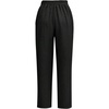 image:imageFloerns Womens Elegant Straight Leg Pants Summer Elastic Waist Business Casual Pants with PocketsBlack