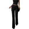 image:imageFloerns Womens High Waisted Flared Leggings Twist Front Business Casual Office Dress Yoga PantsBlack