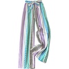 image:imageFloerns Womens Summer Striped Pants Bow High Waist Straight Leg TrousersMulticolor
