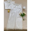 image:imageWomens Casual Wide Leg Pants Drawstring Waist Going Out Baggy Trousers