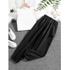 image:imageFloerns Girls 2 Piece Outfit Letter Print Rib Knit Crop Tank Top and Cargo PantsBlack White Multi