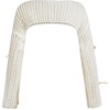 image:imageFloerns Girls Color Block Long Sleeve Drop Shoulder Crochet Crop Top SweatersBow White