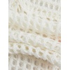 image:imageFloerns Girls Color Block Long Sleeve Drop Shoulder Crochet Crop Top SweatersBow White