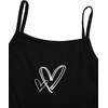 image:imageFloerns Girls Graphic Print Clothes Cami Top Sweatpants Set with Jacket Hoodie 3 Piece OutfitBlack Purse