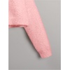 image:imageFloerns Girls V Neck Long Sleeve Button Front Knit Cardigan Crop TopLight Pink