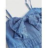 image:imageFloerns Girls Bowknot Sleeveless Overall Denim Jumpsuit Kids Baggy JeansLight Blue