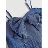 image:imageFloerns Girls Bowknot Sleeveless Overall Denim Jumpsuit Kids Baggy JeansMedium Wash