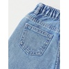 image:imageFloerns Toddler Girls Wide Leg Elastic Waist Button Baggy JeansDark Wash