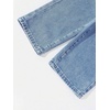 image:imageFloerns Toddler Girls Wide Leg Elastic Waist Button Baggy JeansDark Wash