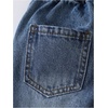 image:imageFloerns Toddler Girls Wide Leg Elastic Waist Button Baggy JeansMedium Wash