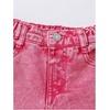 image:imageFloerns Toddler Girls Wide Leg Elastic Waist Button Baggy JeansPink