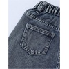 image:imageFloerns Toddler Girls Wide Leg Elastic Waist Button Baggy JeansVintage Blue