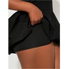 image:imageFloerns Women Plus Size Concert Bubble Romper Ruffle Mini Short JumpsuitBlack